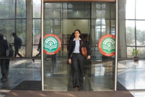 Olympian Manu Bhaker in IIM Rohtak.
